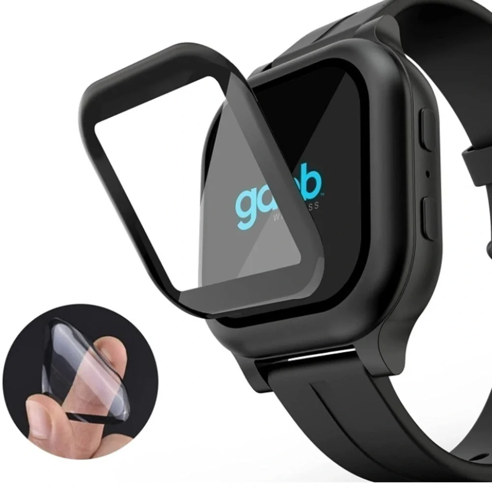 Soarking Screen Protector Full Covered for Gabb Watch black